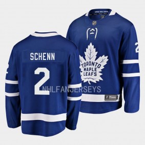 Toronto Maple Leafs Luke Schenn Home Blue Breakaway Player Jersey Men's