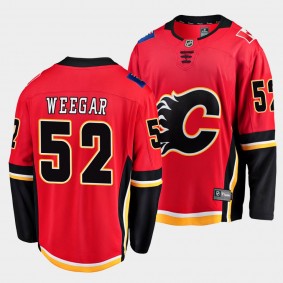 MacKenzie Weegar Calgary Flames Alternate Red Breakaway Player Jersey Men