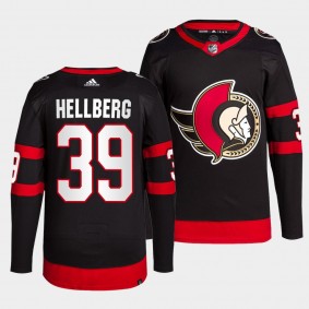 Magnus Hellberg #39 Ottawa Senators 2022-23 Authentic Black Jersey Home