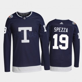 Toronto Maple Leafs 2022 Heritage Classic Jersey Jason Spezza Navy #19 Primegreen Authentic Uniform