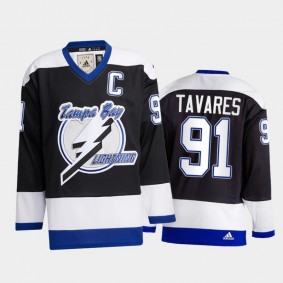 John Tavares Toronto Maple Leafs Team Classics Jersey Black #91 Heritage