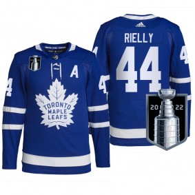 2022 Stanley Cup Playoffs Maple Leafs Morgan Rielly 2022 Stanley Cup Playoffs Royal Jersey