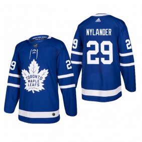 Men's Toronto Maple Leafs William Nylander #29 Home Blue Authentic Player Cheap Jersey
