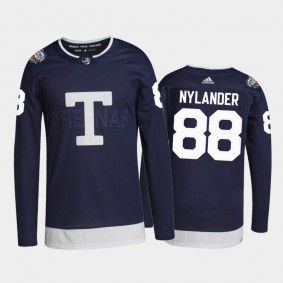 Toronto Maple Leafs 2022 Heritage Classic Jersey William Nylander Navy #88 Primegreen Authentic Uniform