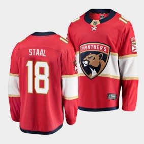 Marc Staal Florida Panthers Home Red Breakaway Player Jersey Men