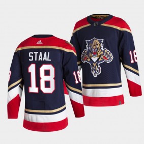 Florida Panthers Marc Staal Reverse Retro #18 Navy Jersey Special Edition