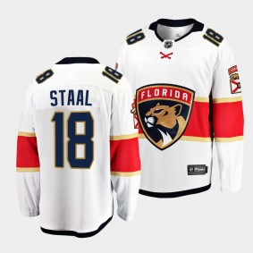Marc Staal Florida Panthers Away White Breakaway Player Jersey