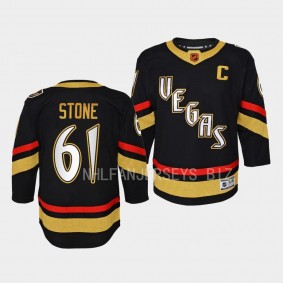 Vegas Golden Knights Mark Stone 2022 Special Edition 2.0 Black #61 Youth Jersey Retro