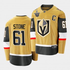 Mark Stone Vegas Golden Knights 2021 Stanley Cup Playoffs Gold First Men Jersey