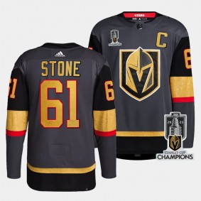 Mark Stone Vegas Golden Knights 2023 Stanley Cup Champions Gray 61 Jersey Authentic Alternate