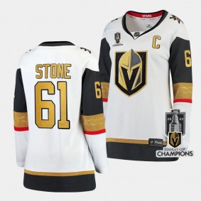 Mark Stone Vegas Golden Knights 2023 Stanley Cup Champions White Away Women Jersey