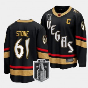 2023 Stanley Cup Final Mark Stone Jersey Vegas Golden Knights Black #61 Special Edition Men's