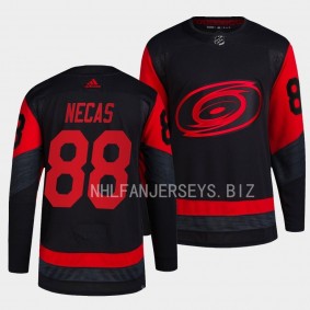 Martin Necas Carolina Hurricanes 2023 NHL Stadium Series Black #88 Primegreen Authentic Jersey Men's