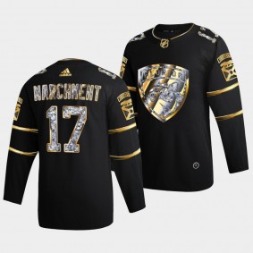 Mason Marchment Florida Panthers 2022 Stanley Cup Playoffs #17 Black Diamond Edition Authentic Jersey