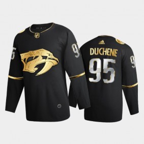 Nashville Predators Matt Duchene #95 2020-21 Golden Edition Black Limited Authentic Jersey