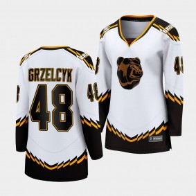 Bruins Matt Grzelcyk 2022 Special Edition 2.0 White Jersey Women