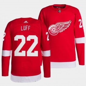 Matt Luff Red Wings Authentic Primegreen Red Home Jersey