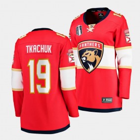 Matthew Tkachuk Florida Panthers 2023 Stanley Cup Final Women Home 19 Jersey Breakaway Player