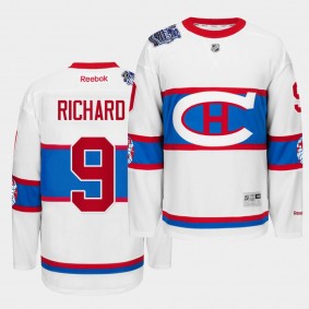 Maurice Richard Montreal Canadiens Throwback to World White Winter Classic Jersey