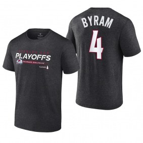 Bowen Byram 2022 Stanley Cup Playoffs Colorado Avalanche Charcoal T-Shirt