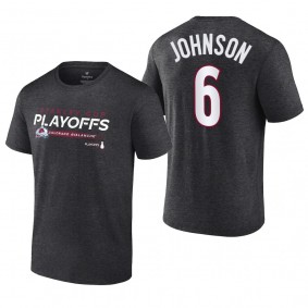 Erik Johnson 2022 Stanley Cup Playoffs Colorado Avalanche Charcoal T-Shirt