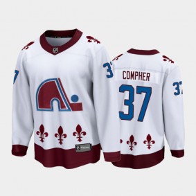 Men's Colorado Avalanche J.T. Compher #37 Special Edition White 2021 Breakaway Jersey