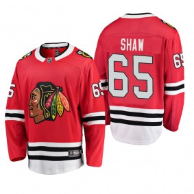 Chicago Blackhawks Andrew Shaw #65 Breakaway Player Home Red Jersey