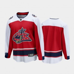 Columbus Blue Jackets Special Edition Red 2020-21 Breakaway Blank Jersey