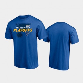 Men's St. Louis Blues 2021 Stanley Cup Playoffs Turnover Blue T-Shirt