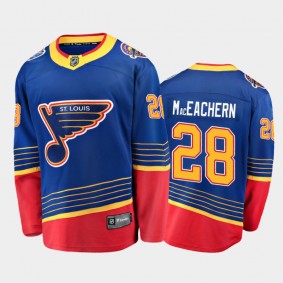 Blues Mackenzie MacEachern #28 Retro Blue 2019-20 Breakaway Player Premier Jersey