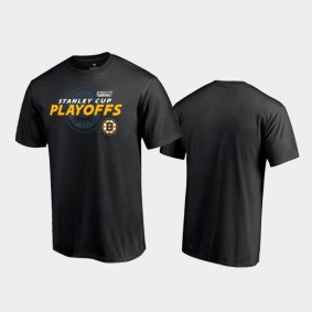 Men's Boston Bruins 2021 Stanley Cup Playoffs Turnover Black T-Shirt