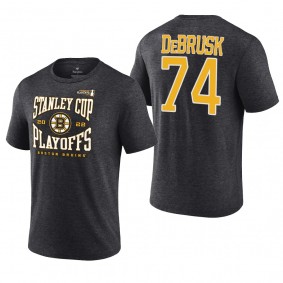 Jake DeBrusk 2022 Stanley Cup Playoffs Boston Bruins Charcoal T-Shirt