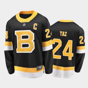 Men's Boston Bruins Terry O'Reilly #24 Alternate Retired Player Nikename Black Jersey