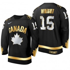 Canada Hockey Jersey Shane Wright Golden Edition Black Uniform