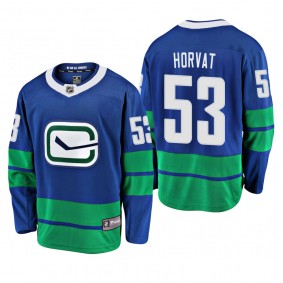 Vancouver Canucks Bo Horvat #53 Alternate Royal Breakaway Player Fanatics Branded Jersey