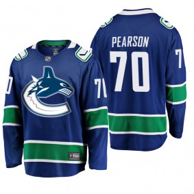 Vancouver Canucks Tanner Pearson #70 Home Blue Breakaway Player Fanatics Branded Jersey