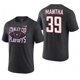 Anthony Mantha 2022 Stanley Cup Playoffs Washington Capitals Charcoal T-Shirt