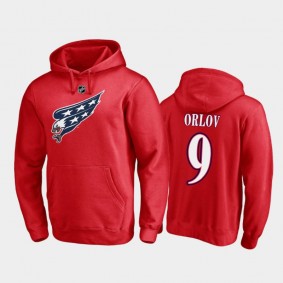 Men's Dmitry Orlov #9 Washington Capitals Red Special Edition Hoodie