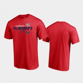 Men's Washington Capitals 2021 Stanley Cup Playoffs Turnover Red T-Shirt