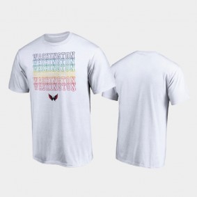 Men's Washington Capitals City Pride White T-Shirt