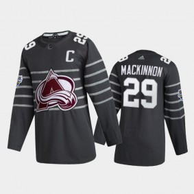 Colorado Avalanche Nathan MacKinnon #29 2020 NHL All-Star Game Authentic Gray Jersey