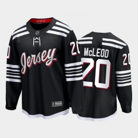 New Jersey Devils #20 Michael McLeod Black 2022 Alternate Premier Jersey