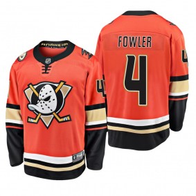 Anaheim Ducks Cam Fowler #4 Alternate Orange 2019-20 Breakaway Player Jersey
