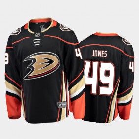 Anaheim Ducks #49 Max Jones Home Black 2021 Player Jersey