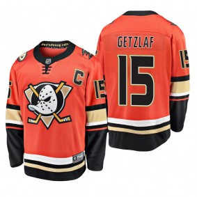 Anaheim Ducks Ryan Getzlaf #15 Alternate Orange 2019-20 Breakaway Player Jersey