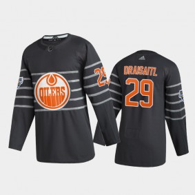 Edmonton Oilers Leon Draisaitl #29 2020 NHL All-Star Game Authentic Gray Jersey