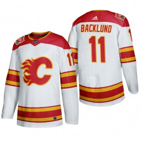 Mikael Backlund #11 Calgary Flames Authentic 2019 Heritage Classic White Jersey