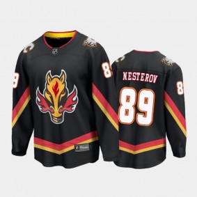 Men's Calgary Flames Nikita Nesterov #89 Special Edition Black 2021 Breakaway Jersey