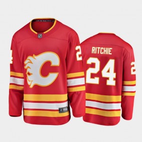 Brett Ritchie Calgary Flames Home Red 2021 Player Jersey