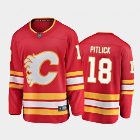 Tyler Pitlick Calgary Flames Home Red 2021 Player Jersey